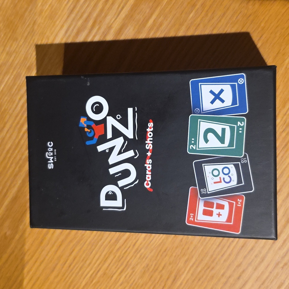 Dunzo Cards & Shots Game.  Popular Fun Party Game